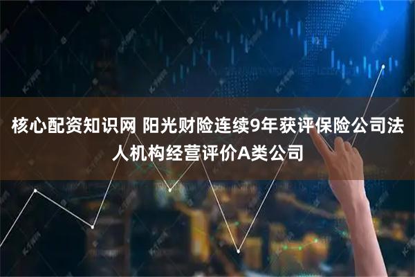 核心配资知识网 阳光财险连续9年获评保险公司法人机构经营评价A类公司